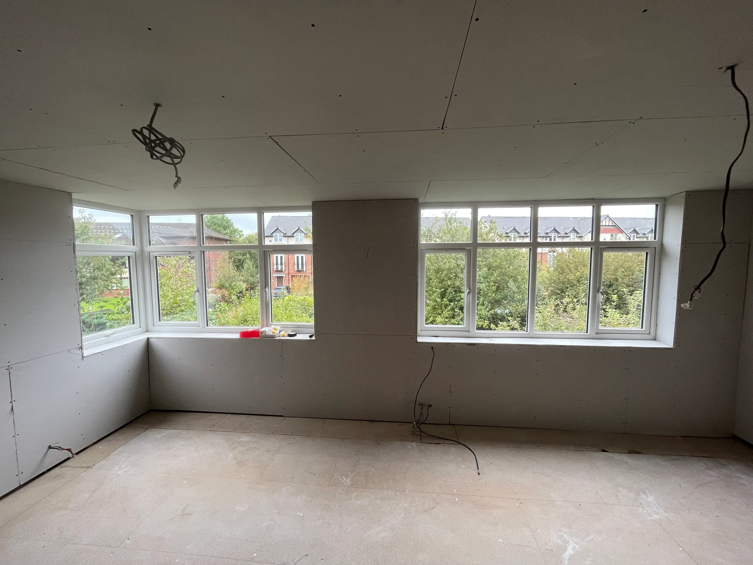 Internal wall insulation — Boarded out